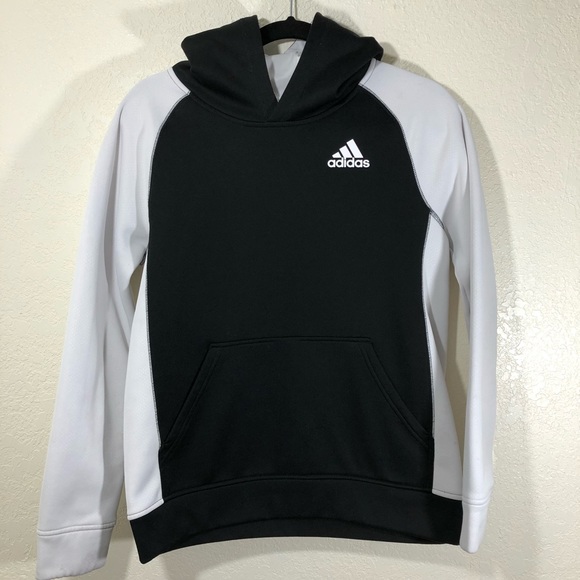 adidas Other - Adidas Climawarm black & white youth large hoodie